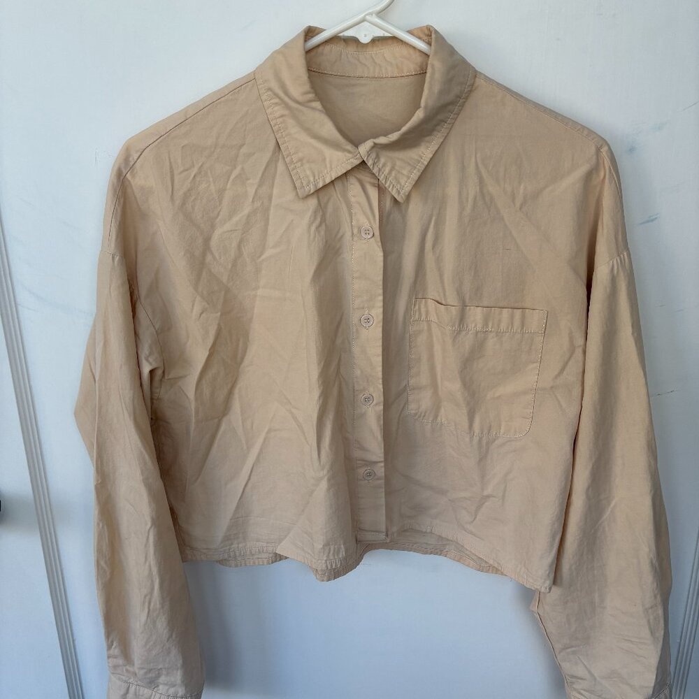 Cropped Button Down